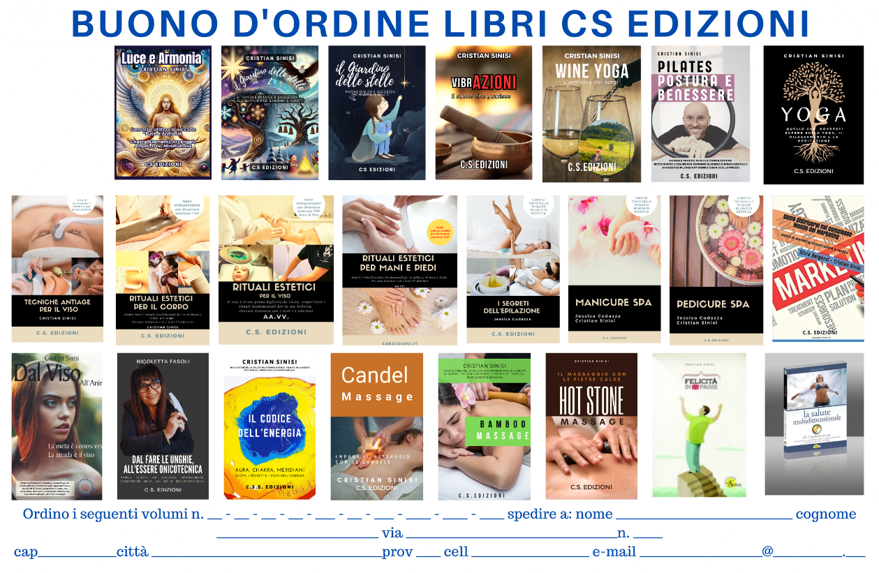 C.S. EDIZIONI di CRISTIAN SINISI AUTORE DEI LIBRI SALUTE, BENESSERE , MASSAGGI, SPIRITUALITà